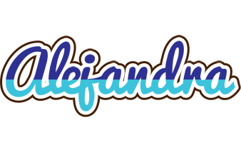 Alejandra raining logo