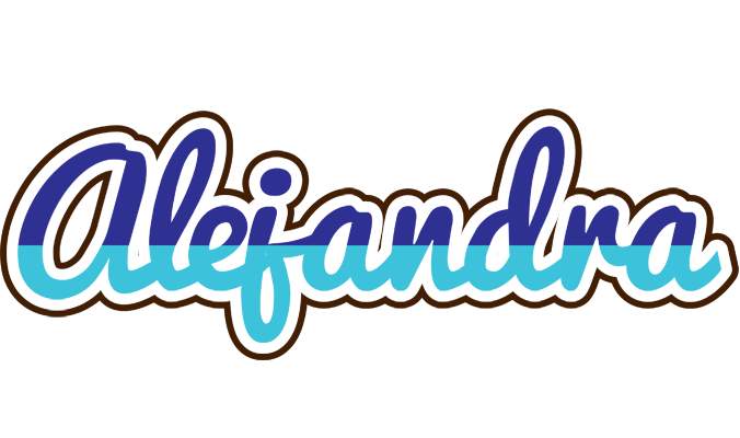 Alejandra raining logo