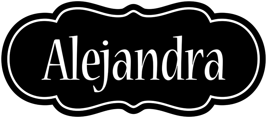 Alejandra welcome logo