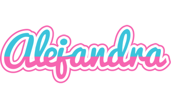 Alejandra woman logo