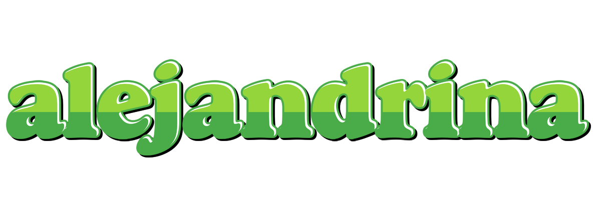 Alejandrina apple logo