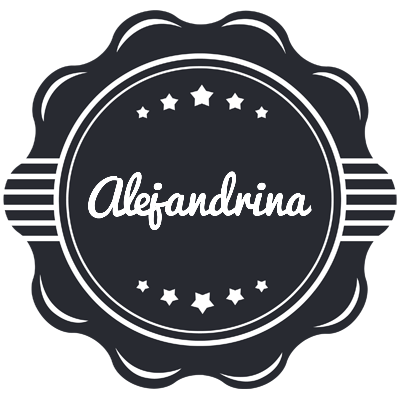 Alejandrina badge logo
