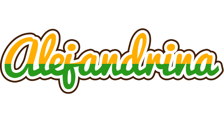 Alejandrina banana logo