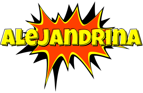 Alejandrina bazinga logo