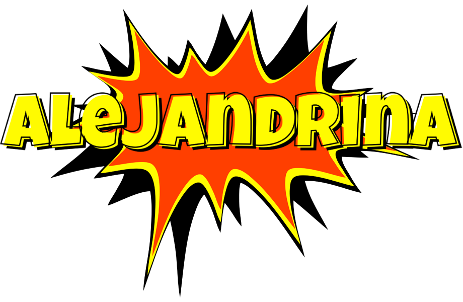 Alejandrina bazinga logo