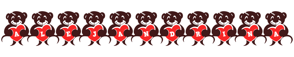 Alejandrina bear logo