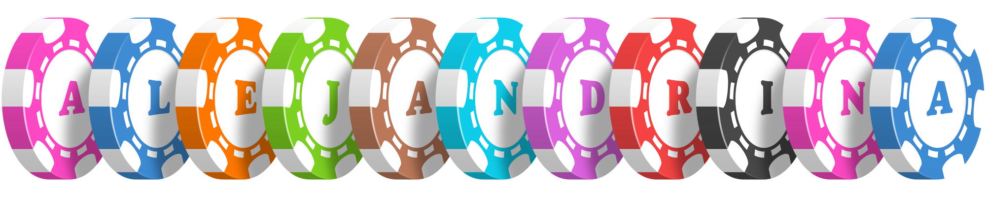 Alejandrina bluffing logo