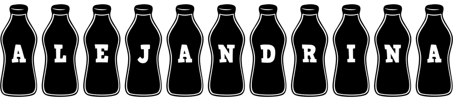 Alejandrina bottle logo