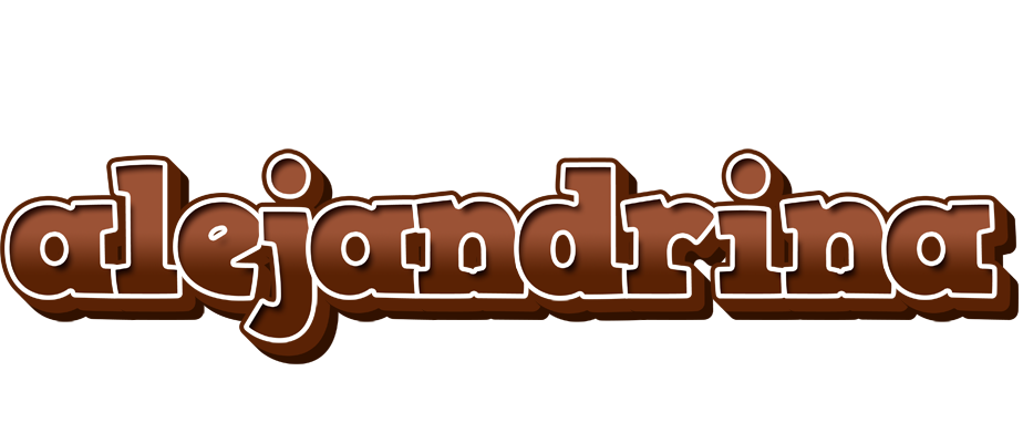 Alejandrina brownie logo