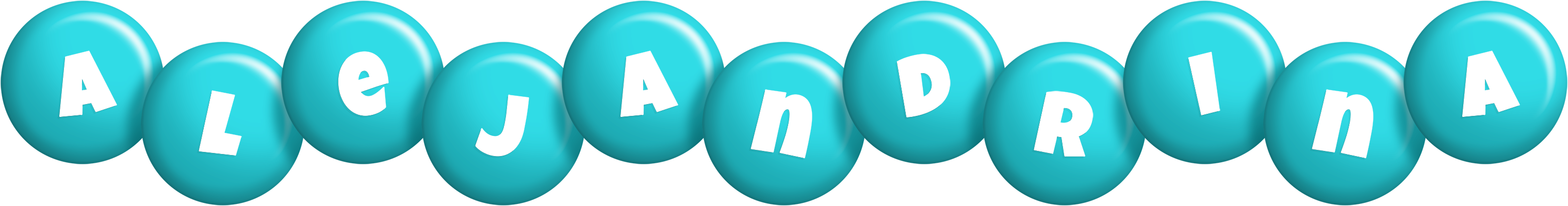 Alejandrina candy-azur logo