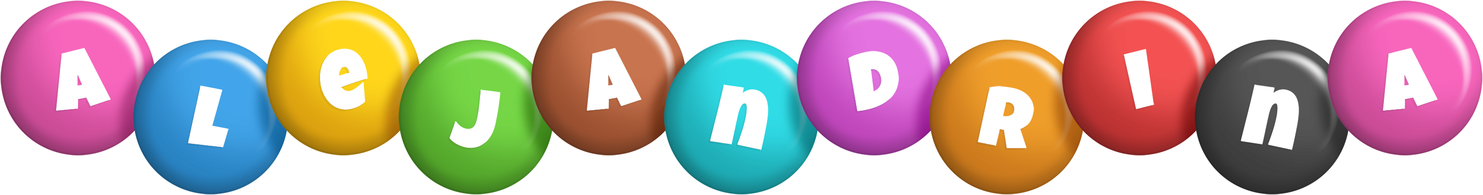 Alejandrina candy logo