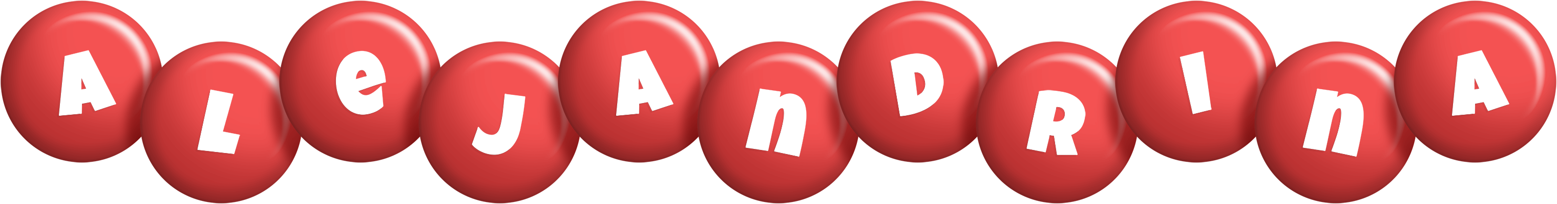 Alejandrina candy-red logo