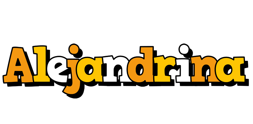 Alejandrina cartoon logo