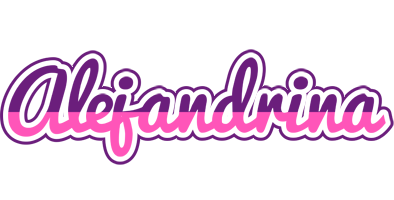 Alejandrina cheerful logo