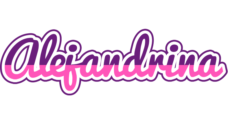 Alejandrina cheerful logo