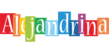 Alejandrina colors logo