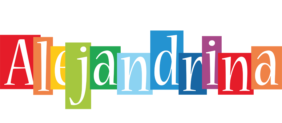 Alejandrina colors logo