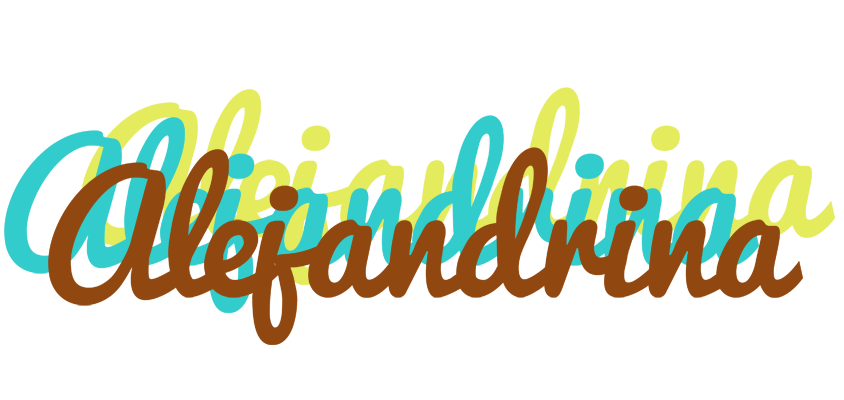 Alejandrina cupcake logo