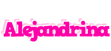 Alejandrina dancing logo