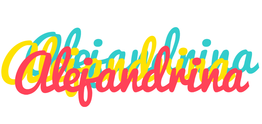 Alejandrina disco logo