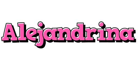 Alejandrina girlish logo