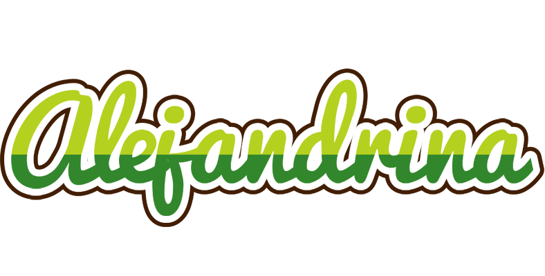 Alejandrina golfing logo