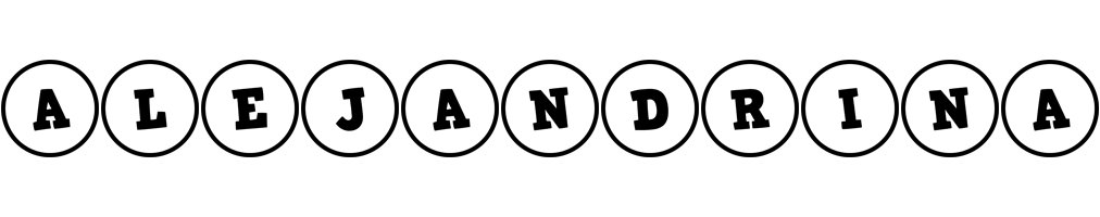 Alejandrina handy logo