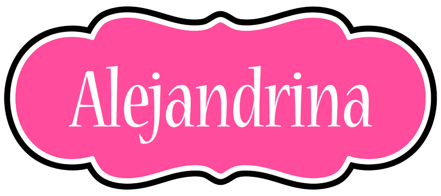 Alejandrina invitation logo