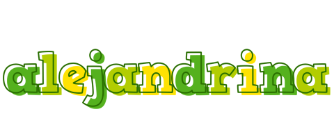 Alejandrina juice logo