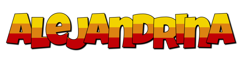 Alejandrina jungle logo