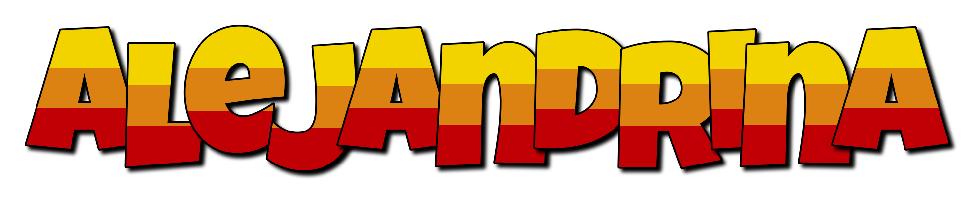 Alejandrina jungle logo