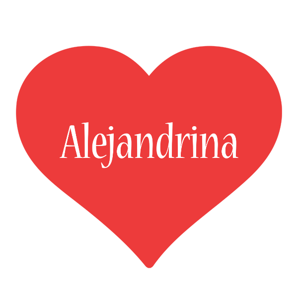 Alejandrina love logo