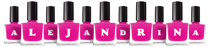 Alejandrina nails logo