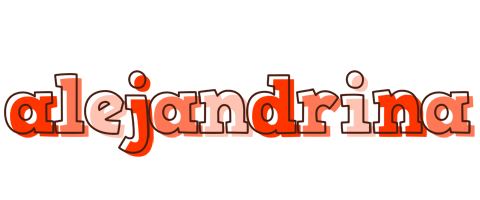 Alejandrina paint logo