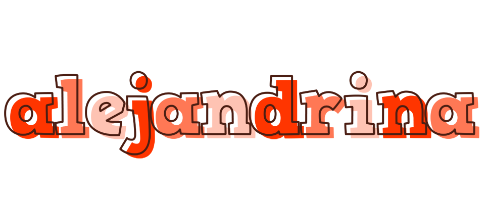 Alejandrina paint logo