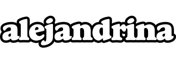 Alejandrina panda logo