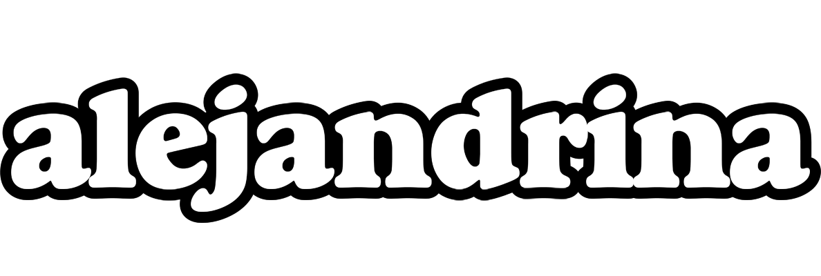 Alejandrina panda logo