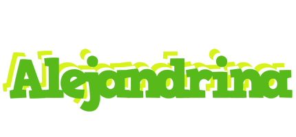 Alejandrina picnic logo