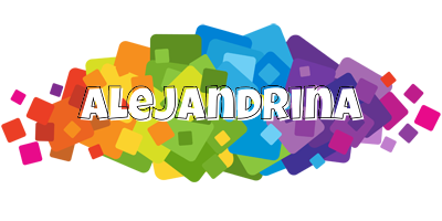 Alejandrina pixels logo