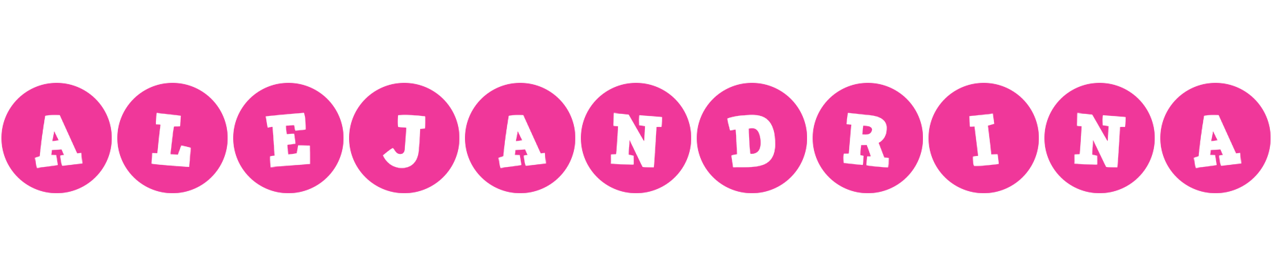 Alejandrina poker logo