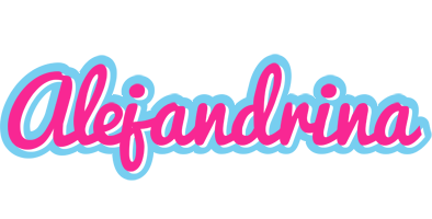 Alejandrina popstar logo