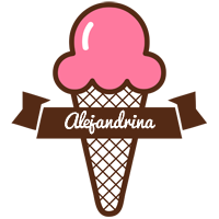 Alejandrina premium logo