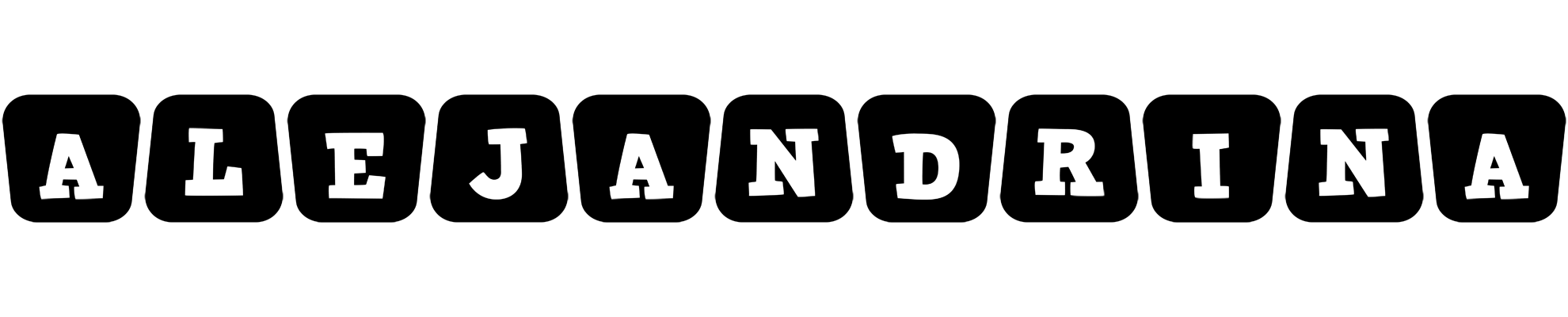 Alejandrina racing logo