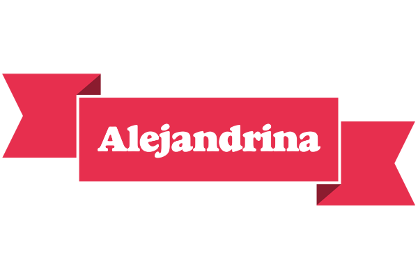 Alejandrina sale logo