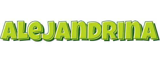 Alejandrina summer logo