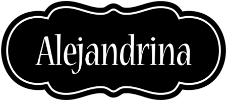 Alejandrina welcome logo