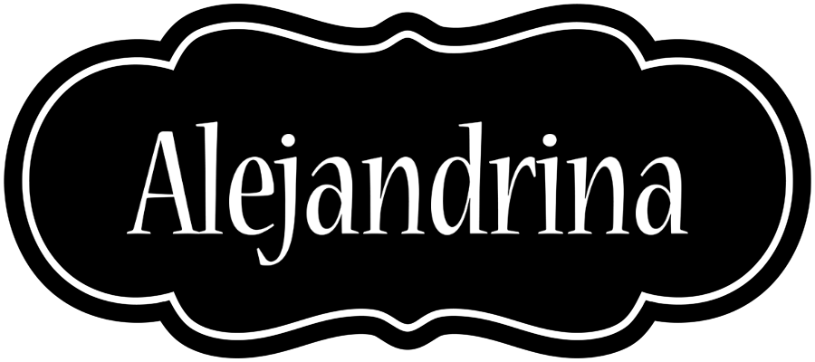 Alejandrina welcome logo