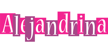 Alejandrina whine logo