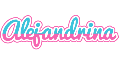 Alejandrina woman logo