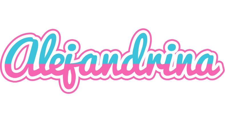 Alejandrina woman logo